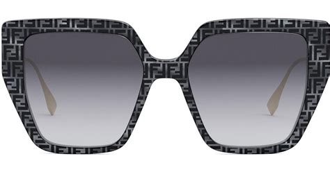 fendi modified butterfly sunglasses|oversized fendi sunglasses.